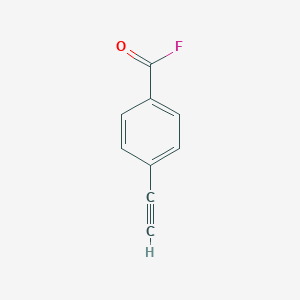 molecular formula C9H5FO B14894540 4-Ethynylbenzoyl fluoride 