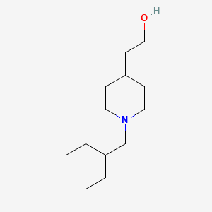 molecular formula C13H27NO B1489455 2-(1-(2-Ethylbutyl)piperidin-4-yl)ethan-1-ol CAS No. 141430-53-7