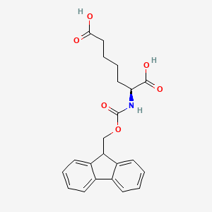 (S)-2-((((9H-Fluoren-9-yl)methoxy)carbonyl)amino)heptanedioic acid