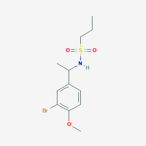 n-(1-(3-Bromo-4-methoxyphenyl)ethyl)propane-1-sulfonamide