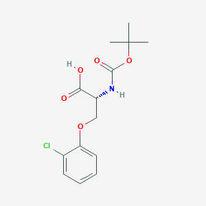 N-Boc-O-(2-chlorophenyl)-D-serine