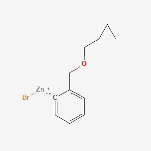 2-[(Cyclopropanemethoxy)methyl]phenylZinc bromide