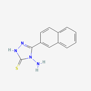 4-Amino-3-(naphthalen-2-yl)-1H-1,2,4-triazole-5(4H)-thione