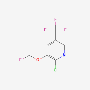 2-Chloro-3-(fluoromethoxy)-5-(trifluoromethyl)pyridine