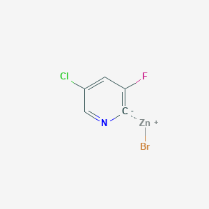 5-Chloro-3-fluoro-2-pyridylzinc bromide