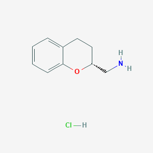 molecular formula C10H14ClNO B1489470 (R)-色满-2-基甲胺盐酸盐 CAS No. 437763-66-1