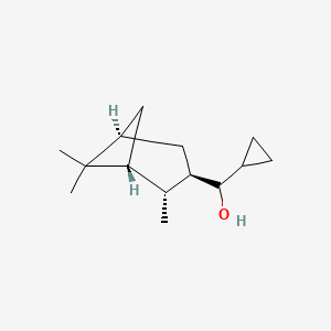 molecular formula C14H24O B14894706 Cyclopropyl((1R,2R,3R,5S)-2,6,6-trimethylbicyclo[3.1.1]heptan-3-yl)methanol 