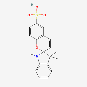 1',3',3'-Trimethylspiro[chromene-2,2'-indoline]-6-sulfonic acid