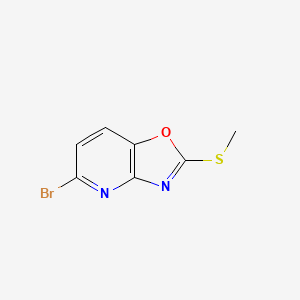 5-Bromo-2-(methylthio)oxazolo[4,5-b]pyridine