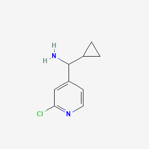 B1489473 (2-Chloropyridin-4-yl)(cyclopropyl)methanamine CAS No. 1270444-14-8