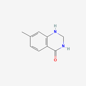 molecular formula C9H10N2O B14894745 7-Methyl-2,3-dihydroquinazolin-4(1H)-one 