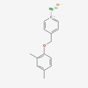 molecular formula C15H15BrMgO B14894764 4-(2,4-Dimethylphenoxymethyl)phenylmagnesium bromide 