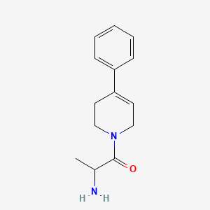 B1489478 2-Amino-1-(4-phenyl-1,2,3,6-tetrahydropyridin-1-yl)propan-1-one CAS No. 1218338-12-5