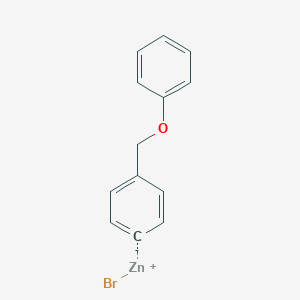 molecular formula C13H11BrOZn B14894815 4-[(Phenoxy)methyl]phenylZinc bromide 