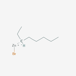 molecular formula C8H17BrZn B14894818 3-OctylZinc bromide 