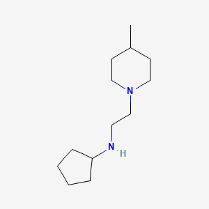 molecular formula C13H26N2 B14894838 n-(2-(4-Methylpiperidin-1-yl)ethyl)cyclopentanamine 