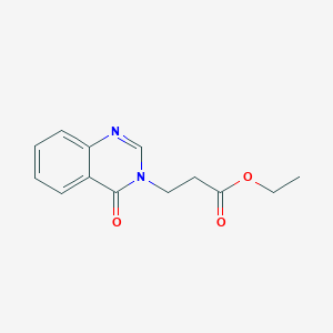 molecular formula C13H14N2O3 B14894845 ethyl 3-(4-oxoquinazolin-3(4H)-yl)propanoate 