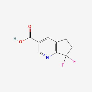 7,7-Difluoro-6,7-dihydro-5H-cyclopenta[b]pyridine-3-carboxylic acid