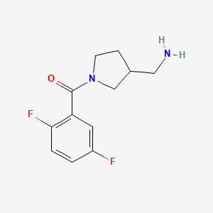 (3-(Aminomethyl)pyrrolidin-1-yl)(2,5-difluorophenyl)methanone