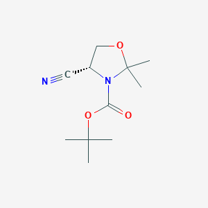 (R)-tert-Butyl 4-cyano-2,2-dimethyloxazolidine-3-carboxylate