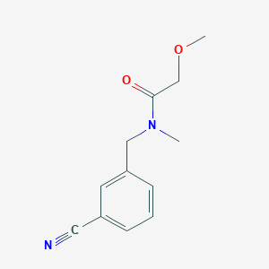 molecular formula C12H14N2O2 B14894956 n-(3-Cyanobenzyl)-2-methoxy-N-methylacetamide 