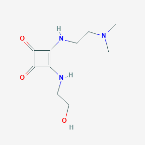 3-((2-(Dimethylamino)ethyl)amino)-4-((2-hydroxyethyl)amino)cyclobut-3-ene-1,2-dione