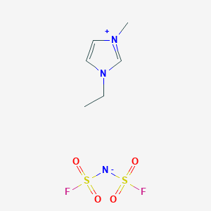 molecular formula C6H11F2N3O4S2 B1489499 1-Ethyl-3-methylimidazolium bis(fluorosulfonyl)imide CAS No. 235789-75-0