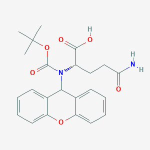 L-Glutamine, N2-[(1,1-dimethylethoxy)carbonyl]-N-9H-xanthen-9-yl-