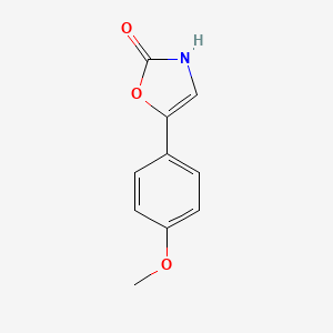 molecular formula C10H9NO3 B14894995 5-(4-Methoxyphenyl)oxazol-2(3H)-one 