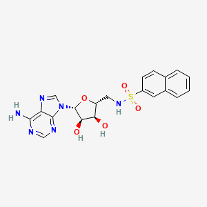 molecular formula C20H20N6O5S B14895001 SARS-CoV-2 nsp14-IN-1 