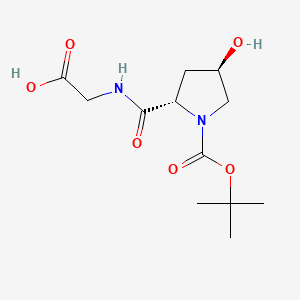 (Boc-trans-4-hydroxy-L-prolyl)-glycine