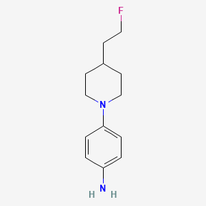 B1489502 4-(4-(2-Fluoroethyl)piperidin-1-yl)aniline CAS No. 1425378-98-8