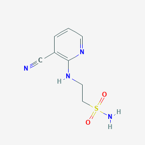 2-((3-Cyanopyridin-2-yl)amino)ethane-1-sulfonamide