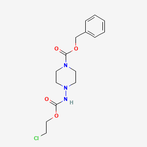 Benzyl 4-(((2-chloroethoxy)carbonyl)amino)piperazine-1-carboxylate