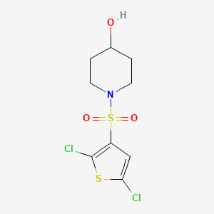 1-((2,5-Dichlorothiophen-3-yl)sulfonyl)piperidin-4-ol