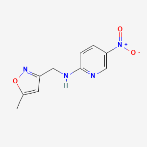 n-((5-Methylisoxazol-3-yl)methyl)-5-nitropyridin-2-amine