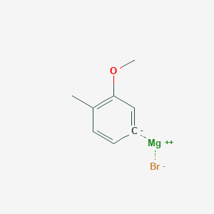 molecular formula C8H9BrMgO B14895233 (3-Methoxy-4-methylphenyl)magnesium bromide 