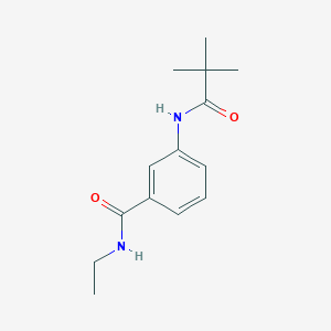 molecular formula C14H20N2O2 B14895240 n-Ethyl-3-pivalamidobenzamide 