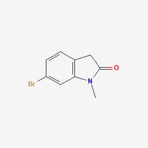 molecular formula C9H8BrNO B1489526 6-溴-1-甲基吲哚啉-2-酮 CAS No. 897957-06-1