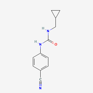 1-(4-Cyanophenyl)-3-(cyclopropylmethyl)urea