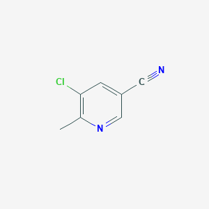 molecular formula C7H5ClN2 B1489530 5-Chloro-6-methylnicotinonitrile CAS No. 1256835-28-5