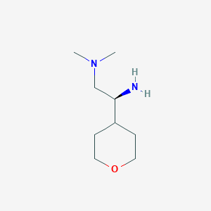 (S)-N1,N1-Dimethyl-2-(tetrahydro-2H-pyran-4-yl)ethane-1,2-diamine