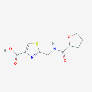 2-((Tetrahydrofuran-2-carboxamido)methyl)thiazole-4-carboxylic acid