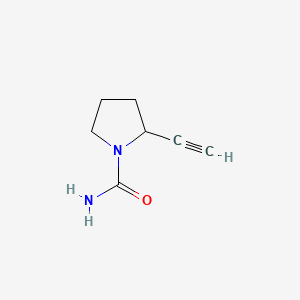 2-Ethynylpyrrolidine-1-carboxamide