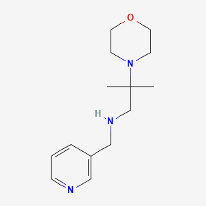 2-Methyl-2-morpholino-N-(pyridin-3-ylmethyl)propan-1-amine