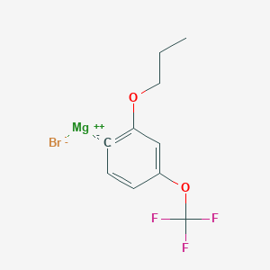 (2-n-Propyloxy-4-(trifluoromethoxy)phenyl)magnesium bromide