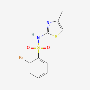 2-Bromo-n-(4-methylthiazol-2-yl)benzenesulfonamide