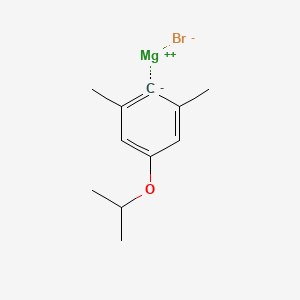 molecular formula C11H15BrMgO B14895401 (4-i-Propyloxy-2,6-dimethylphenyl)magnesium bromide 