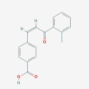 (Z)-4-(3-Oxo-3-(o-tolyl)prop-1-en-1-yl)benzoic acid