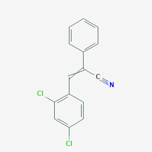 3-(2,4-Dichlorophenyl)-2-phenylprop-2-enenitrile